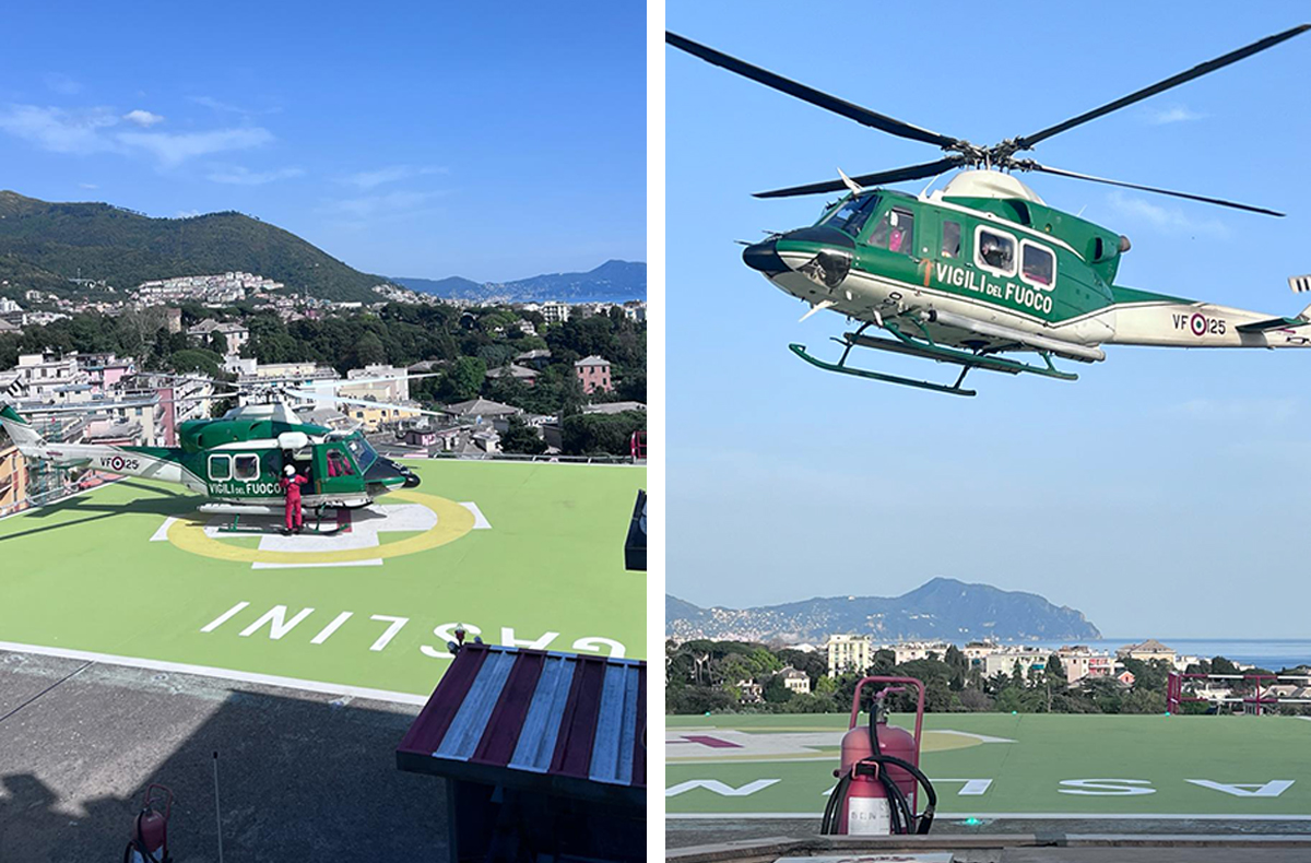 Installazione Rilevatori di fiamma e Monitori presso Ospedale Gaslini Genova