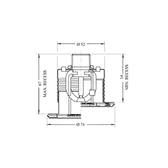 Visa Estintori s.r.l. - Sprinkler concealed nascosti 1/2''